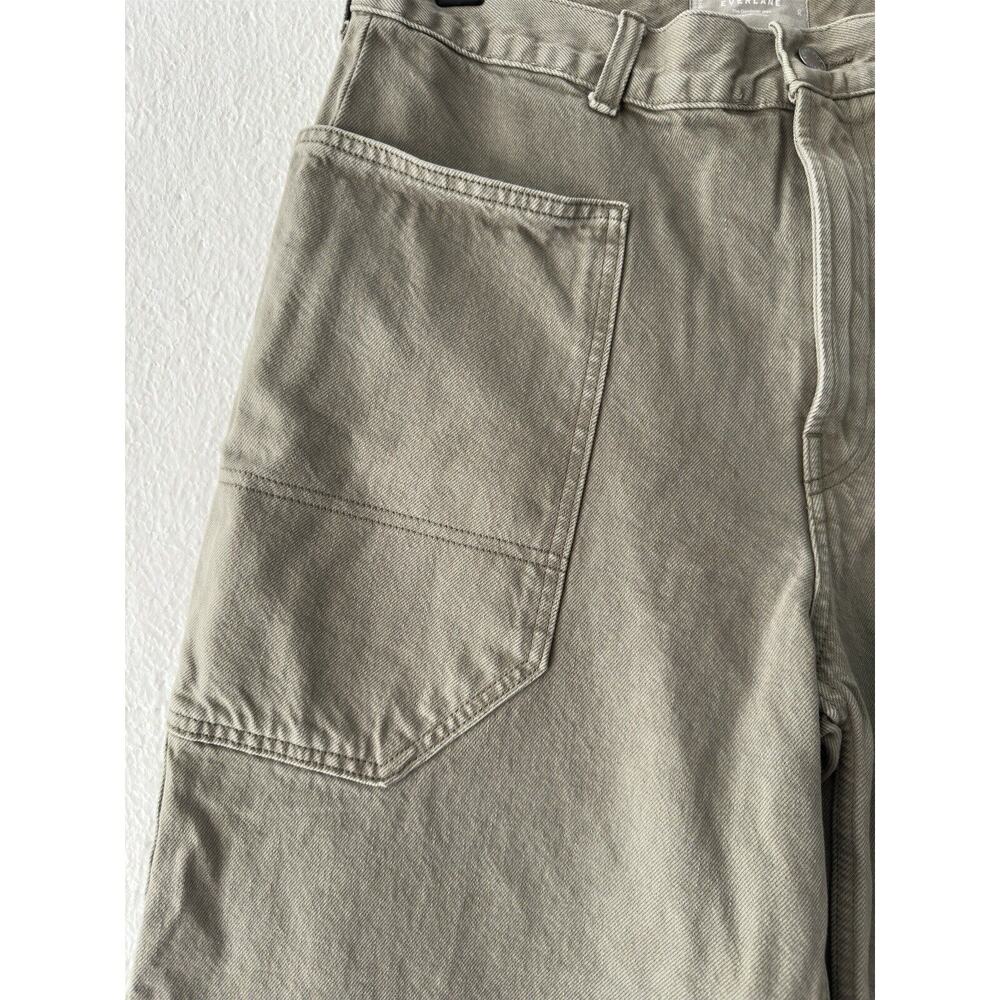 Everlane Olive Wide Leg Jeans - Picture 4 of 13